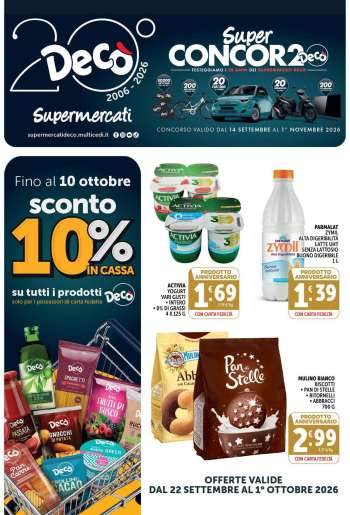 Volantino Deco - 22/9/2026 - 1/10/2026.