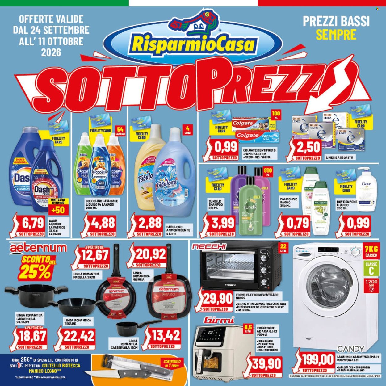 Volantino Risparmio Casa - 24/9/2026 - 11/10/2026. Pagina 1
