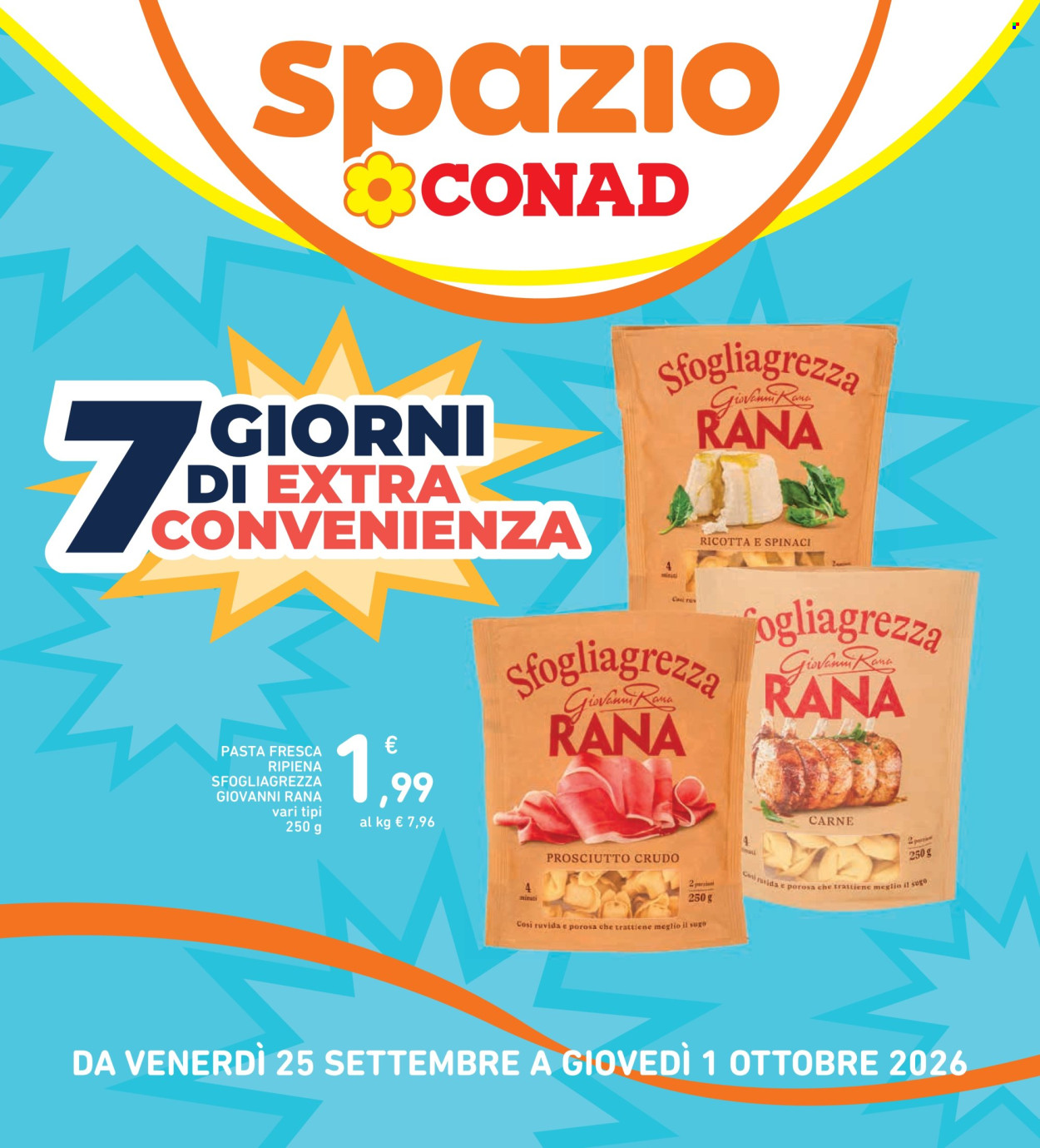 Volantino Spazio Conad - 25/9/2026 - 1/10/2026. Pagina 1