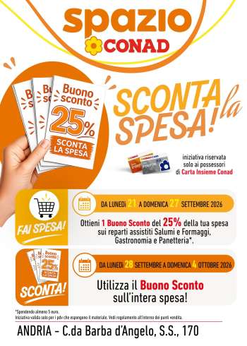 Volantino Spazio Conad - 21/9/2026 - 27/9/2026.