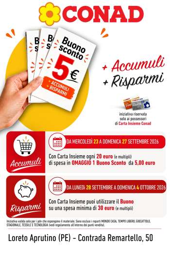 Volantino Conad - 23/9/2026 - 27/9/2026.