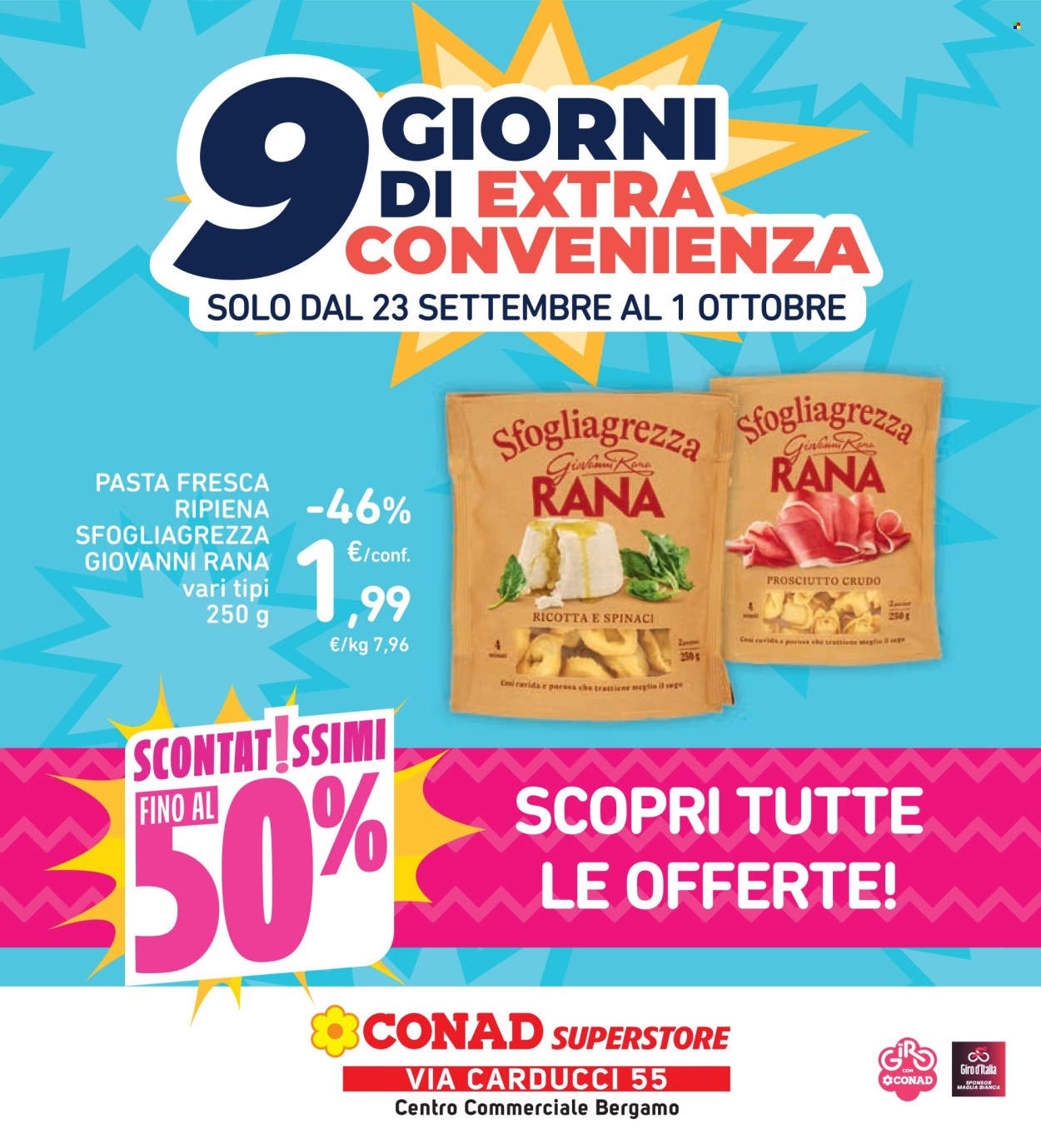 Volantino Conad Superstore - 23/9/2026 - 1/10/2026. Pagina 1