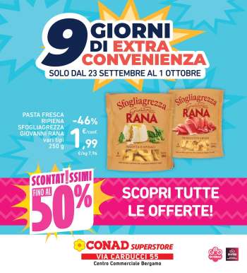 Volantino Conad Superstore - 23/9/2026 - 1/10/2026.