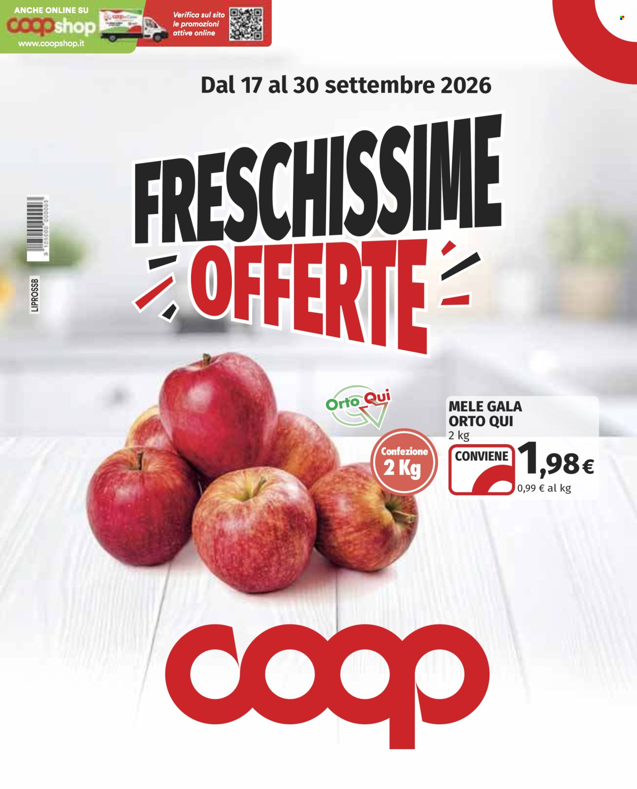 Volantino Coop - 17/9/2026 - 30/9/2026. Pagina 1