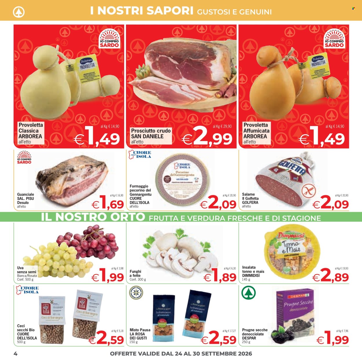 Volantino Despar - 24/9/2026 - 30/9/2026. Pagina 4