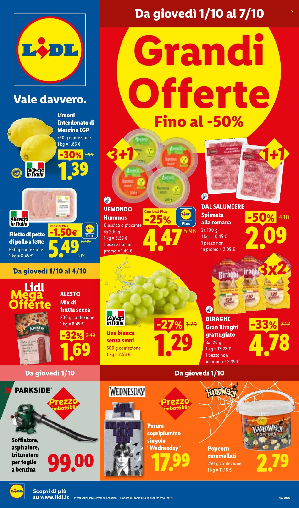 Volantino Lidl - 1/10/2026 - 7/10/2026. Pagina 1