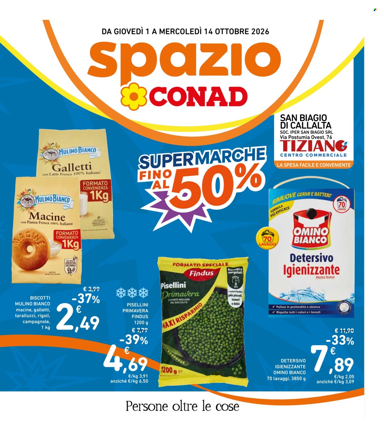 Volantino Spazio Conad - 1/10/2026 - 14/10/2026. Pagina 1