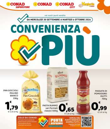 Volantino Conad - 30/9/2026 - 6/10/2026.
