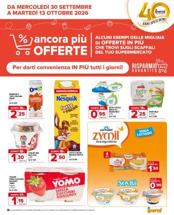 Volantino Iperal - 30/9/2026 - 13/10/2026.