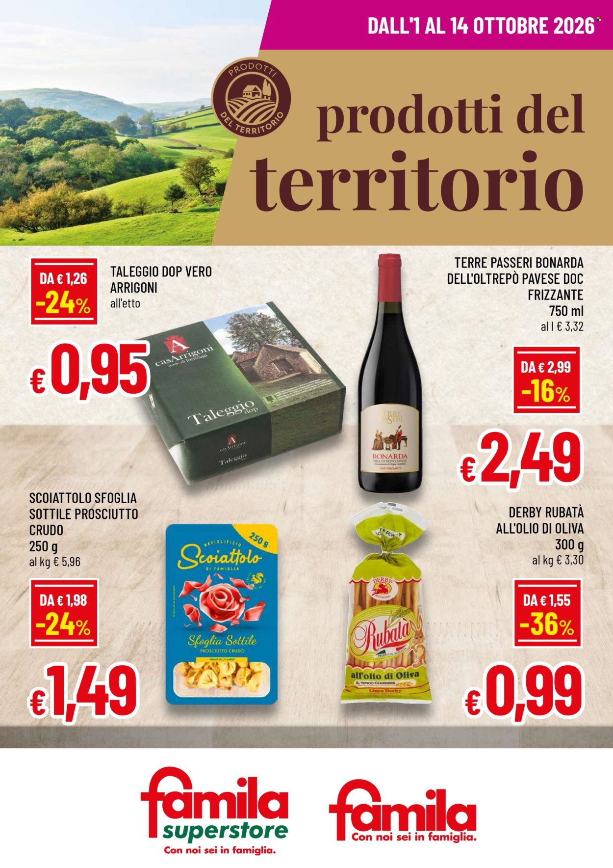 Volantino Famila - 1/10/2026 - 14/10/2026. Pagina 1