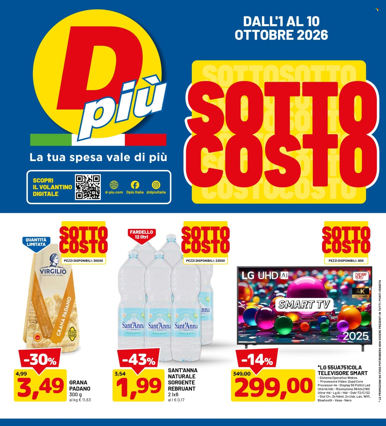 Volantino Dpiù - 1/10/2026 - 10/10/2026. Pagina 1