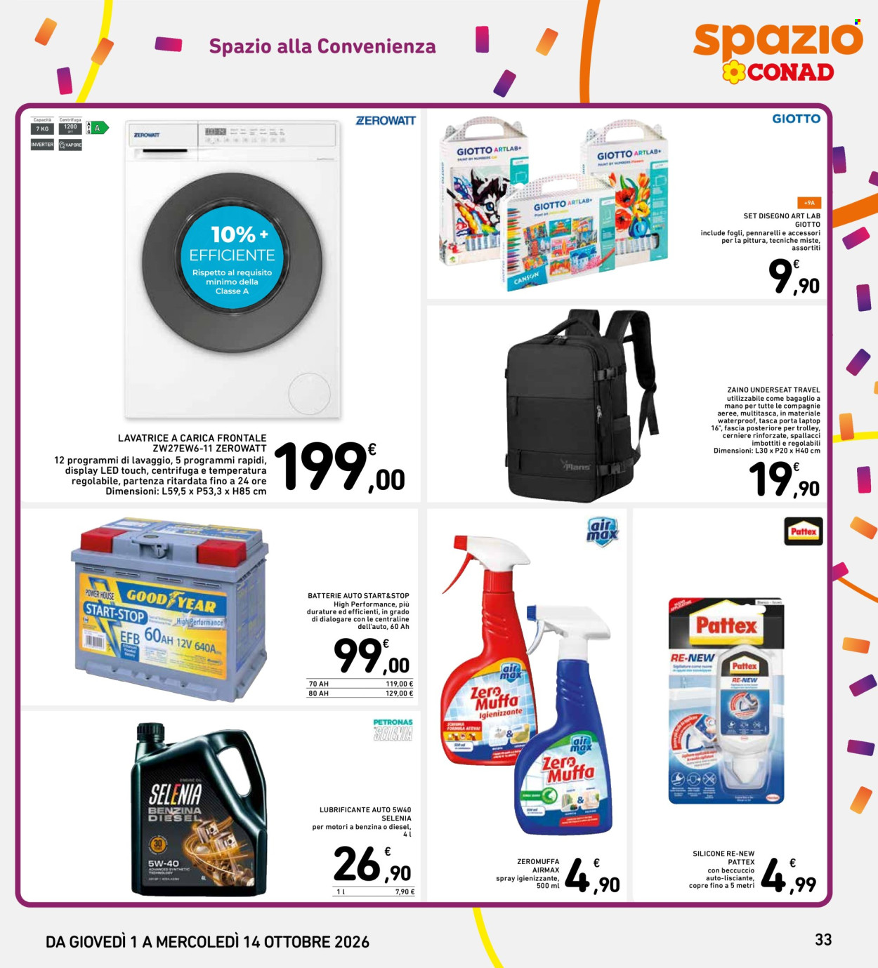 Leták Spazio Conad - 1.10.2026 - 14.10.2026. Strana 33