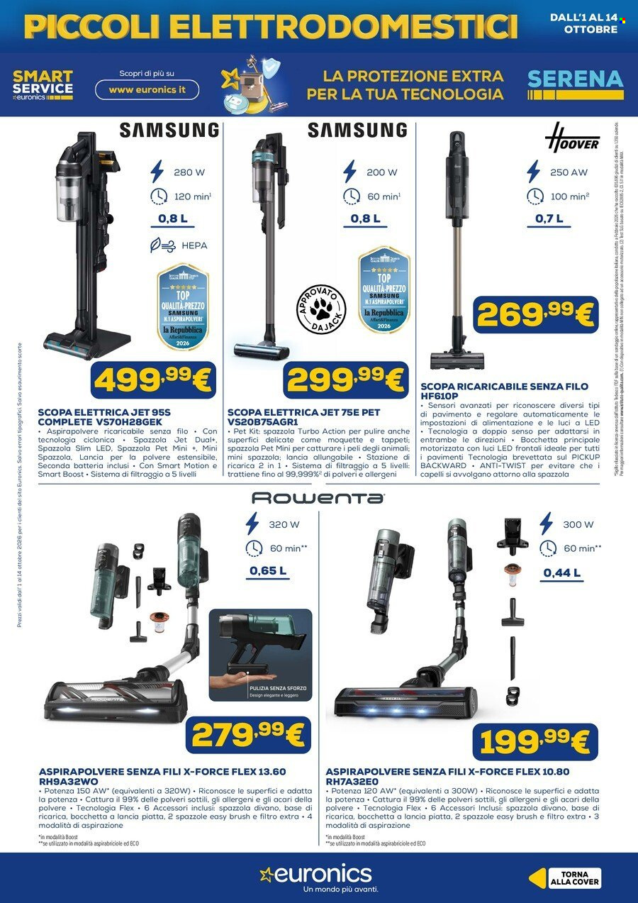 Volantino Euronics - 1/10/2026 - 14/10/2026. Pagina 5