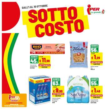 Volantino Iper, La grande i - 1/10/2026 - 10/10/2026.