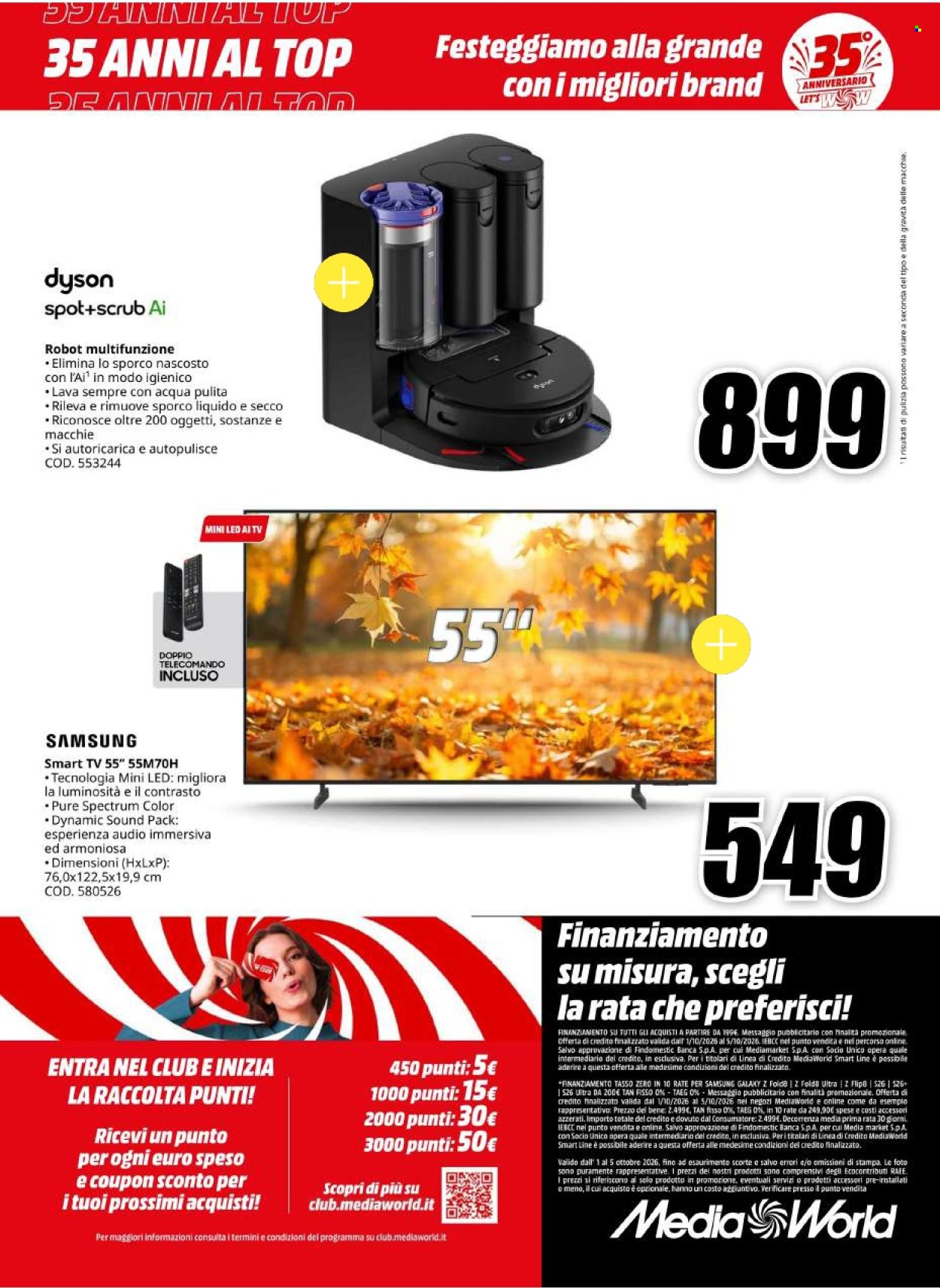Volantino MediaWorld - 1/10/2026 - 5/10/2026. Pagina 20
