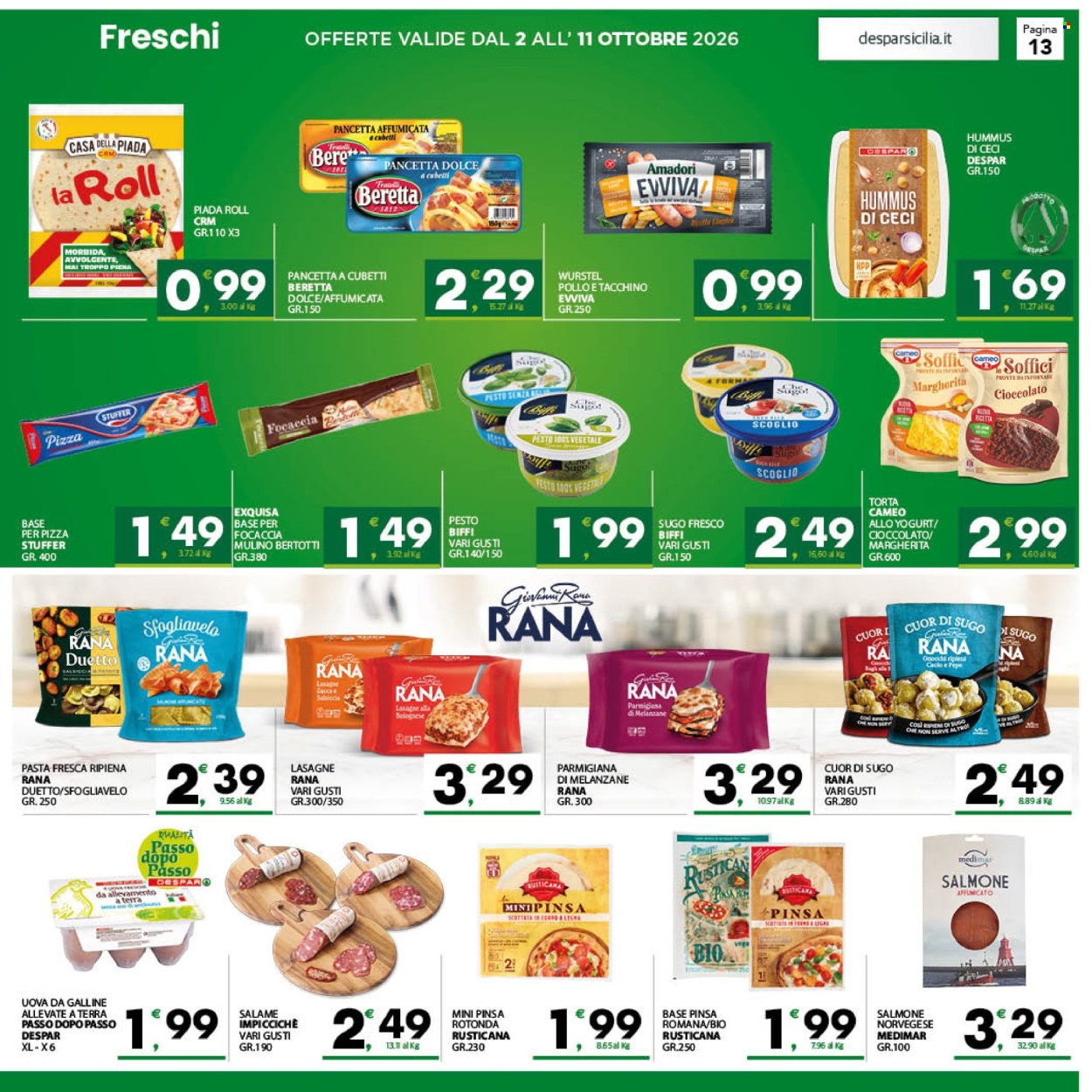 Volantino Eurospar - 2/10/2026 - 11/10/2026. Pagina 13