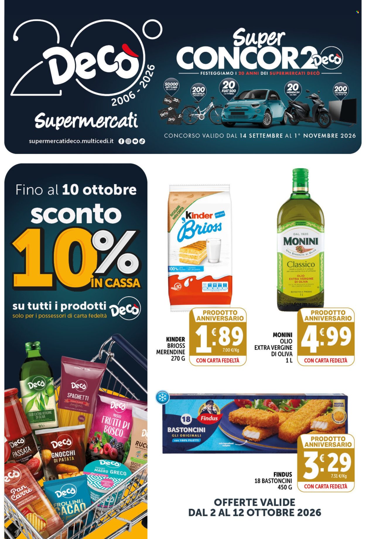 Volantino Deco - 2/10/2026 - 12/10/2026. Pagina 1