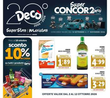 Volantino Deco - 2/10/2026 - 12/10/2026.