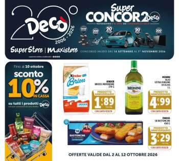 Volantino Deco - 2/10/2026 - 12/10/2026.
