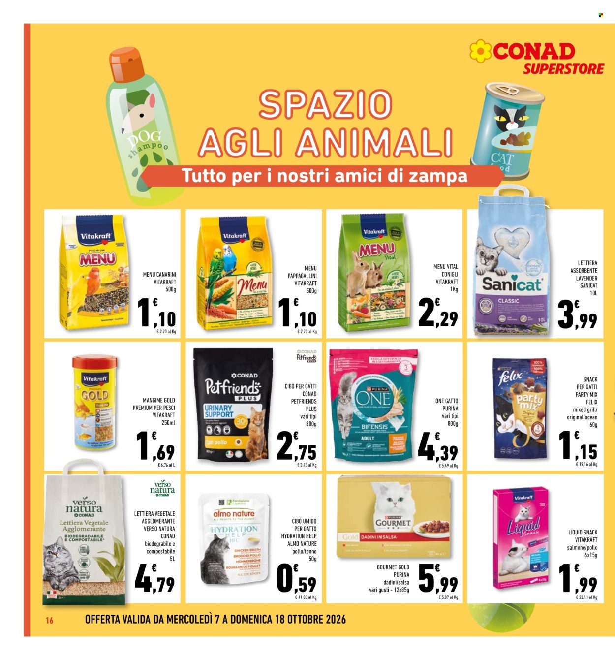 Volantino Conad - 7/10/2026 - 18/10/2026. Pagina 16