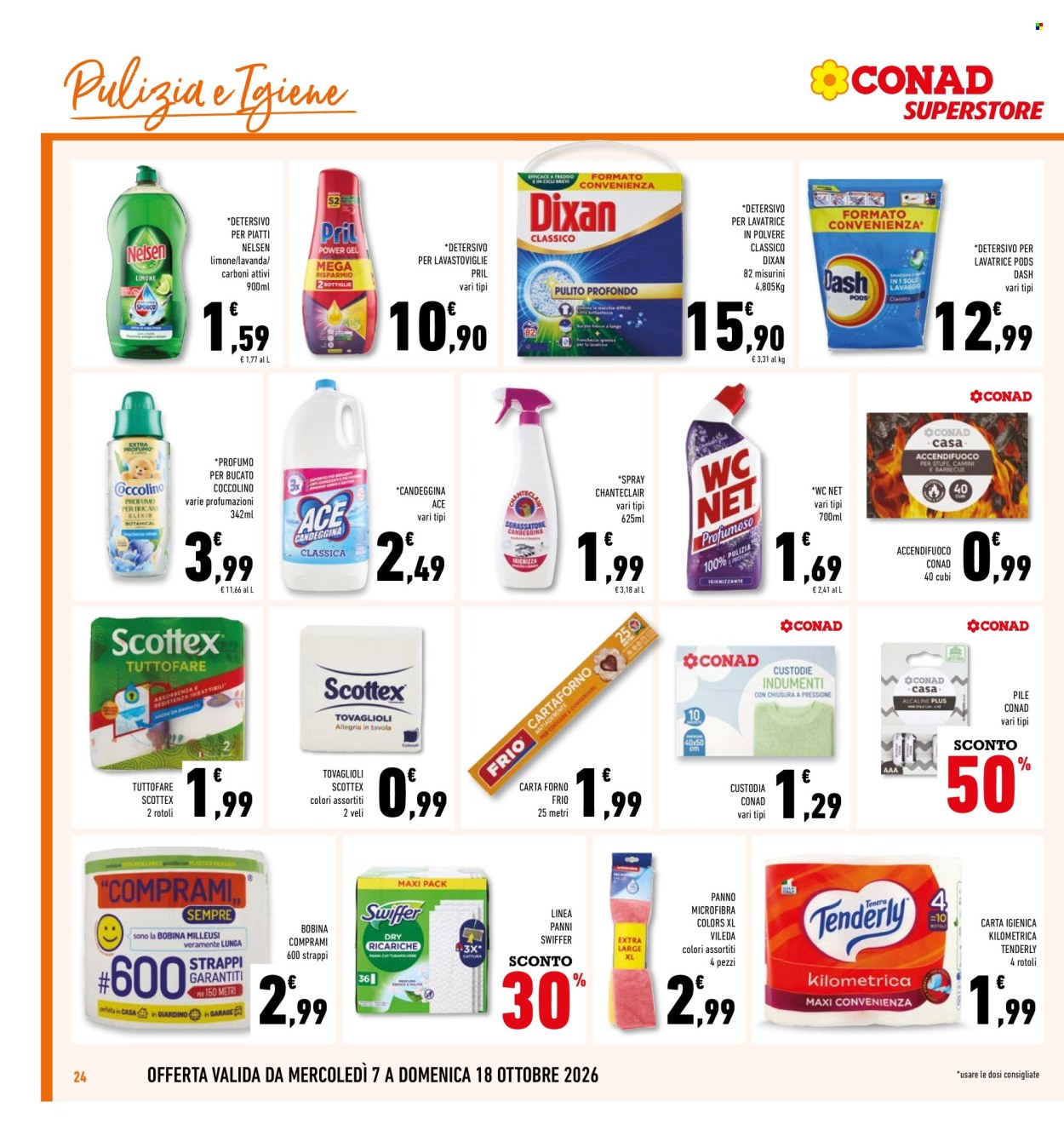 Volantino Conad - 7/10/2026 - 18/10/2026. Pagina 24