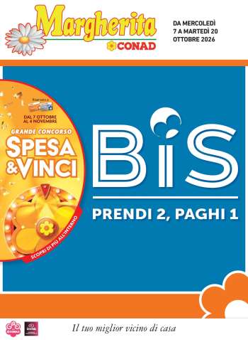 Volantino Margherita Conad - 7/10/2026 - 20/10/2026.