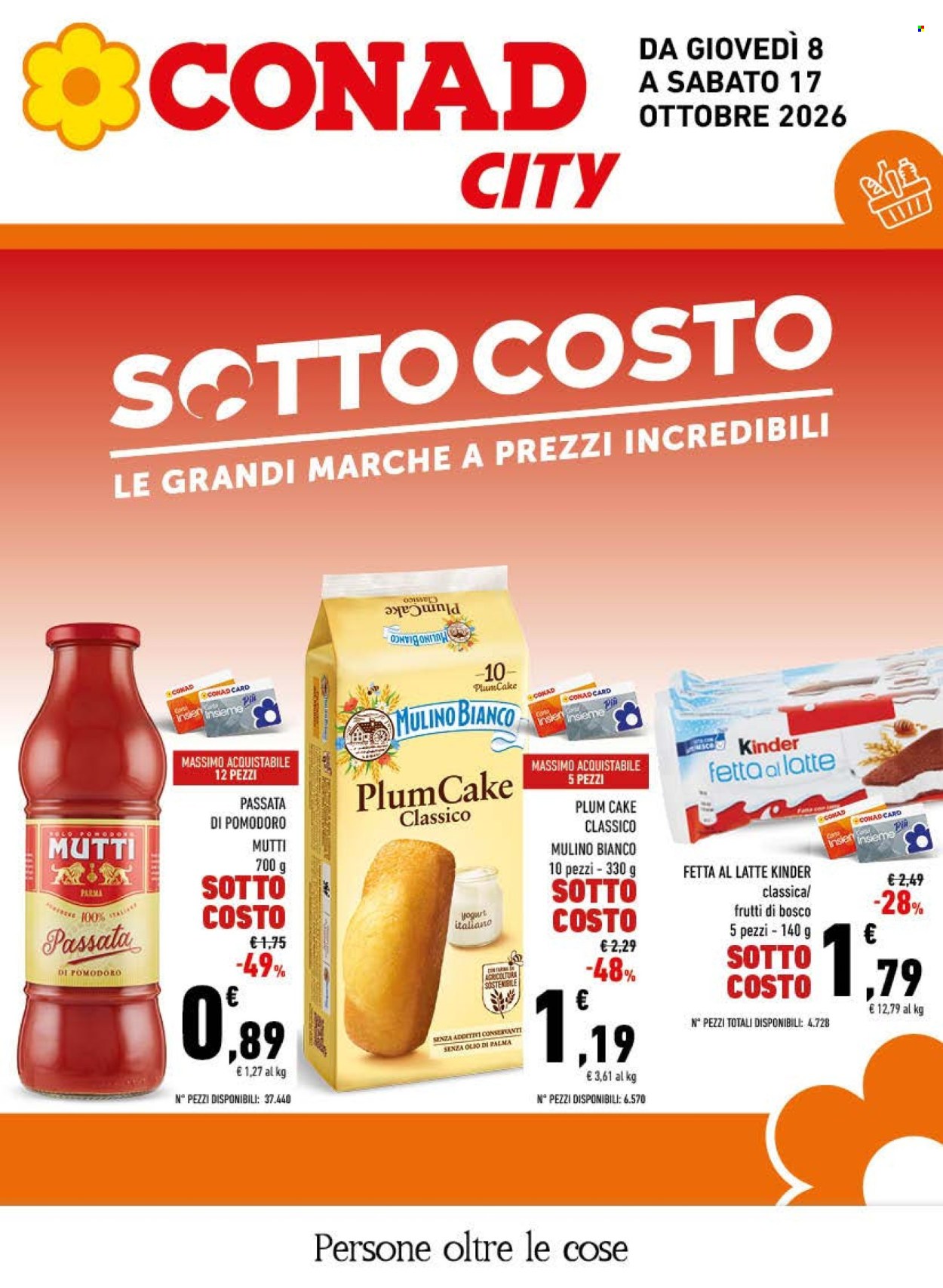Volantino Conad - 8/10/2026 - 17/10/2026. Pagina 1