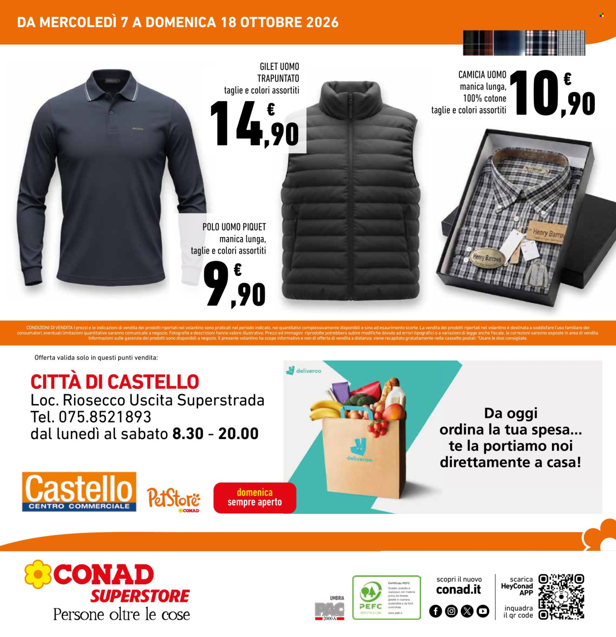 Volantino Conad Superstore - 7/10/2026 - 18/10/2026. Pagina 4