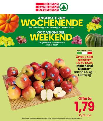 Volantino Interspar - 8/10/2026 - 11/10/2026.