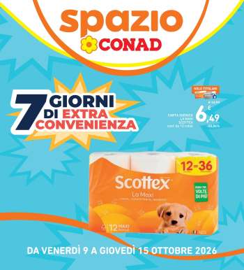 Volantino Spazio Conad - 9/10/2026 - 15/10/2026.