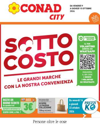 Volantino Conad City - 9/10/2026 - 15/10/2026.