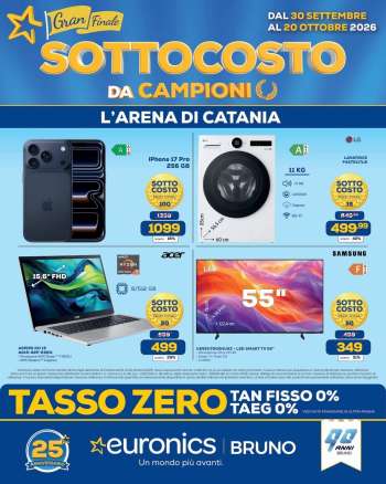 Volantino Euronics - 9/10/2026 - 20/10/2026.