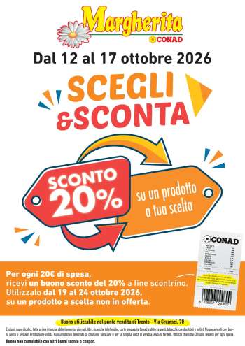 Volantino Margherita Conad - 12/10/2026 - 17/10/2026.