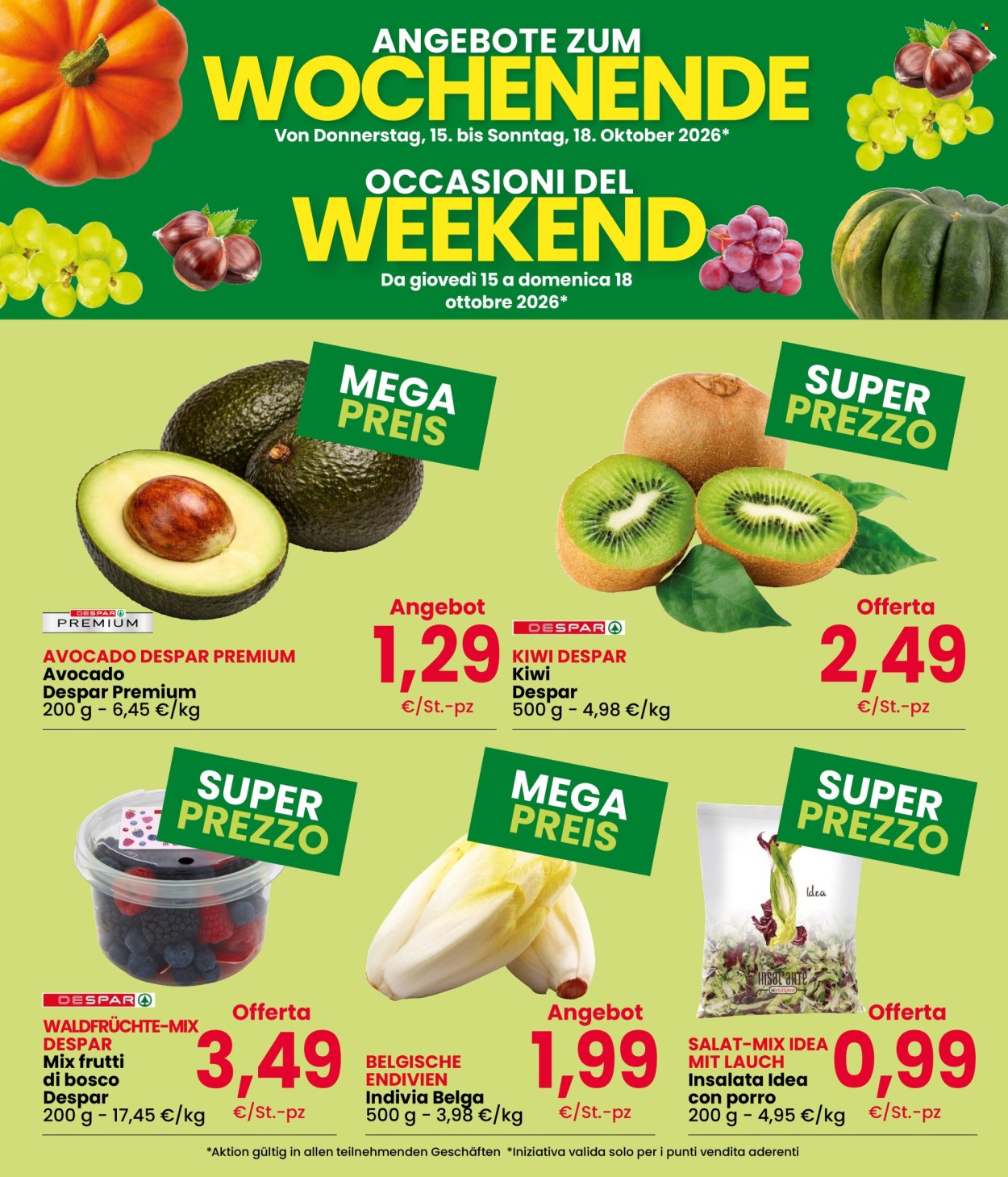 Volantino Eurospar - 15/10/2026 - 18/10/2026. Pagina 2