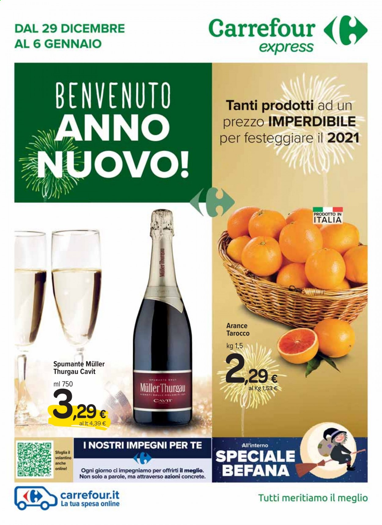 Leták Carrefour - 29.12.2020 - 6.1.2021. Strana 1