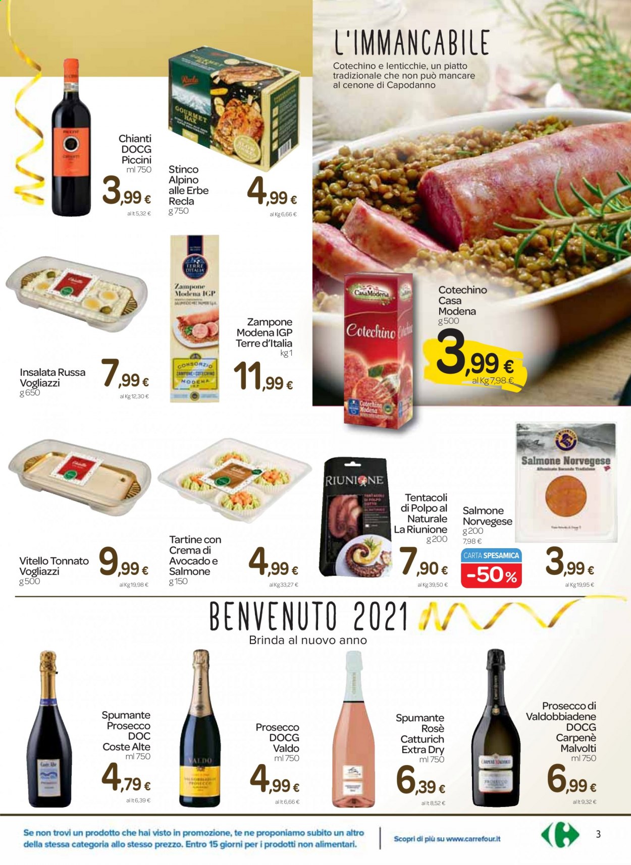 Volantino Carrefour - 29/12/2020 - 6/1/2021. Pagina 3