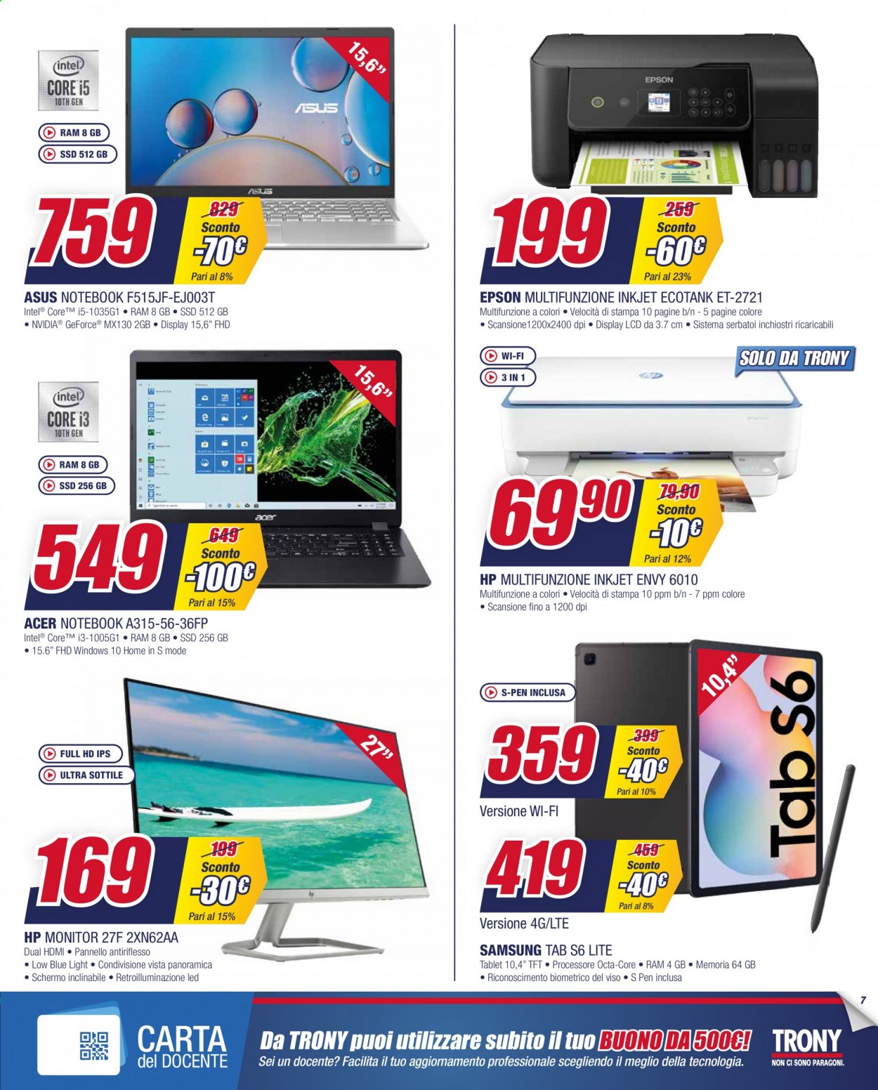 Volantino Trony - 2/1/2021 - 27/1/2021. Pagina 7