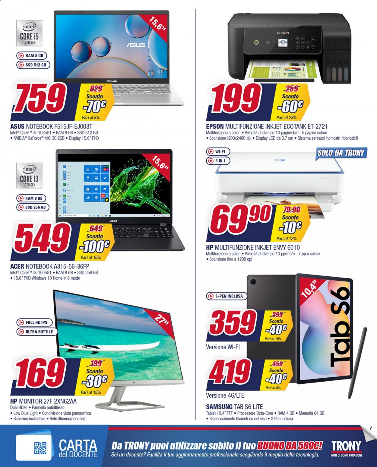 Volantino Trony - 3/1/2021 - 27/1/2021. Pagina 7