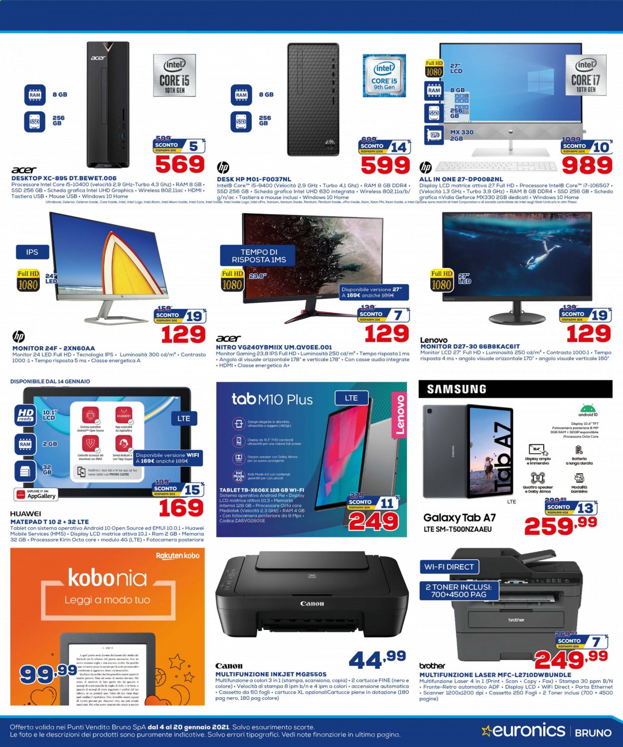 Volantino Euronics - 4/1/2021 - 20/1/2021. Pagina 7