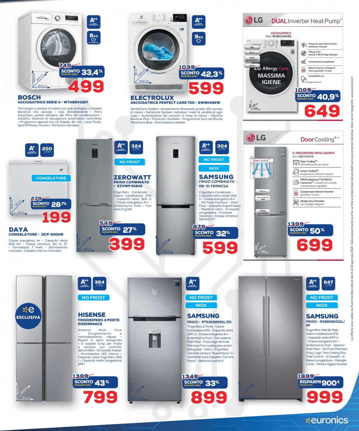 Volantino Euronics - 4/1/2021 - 20/1/2021. Pagina 13