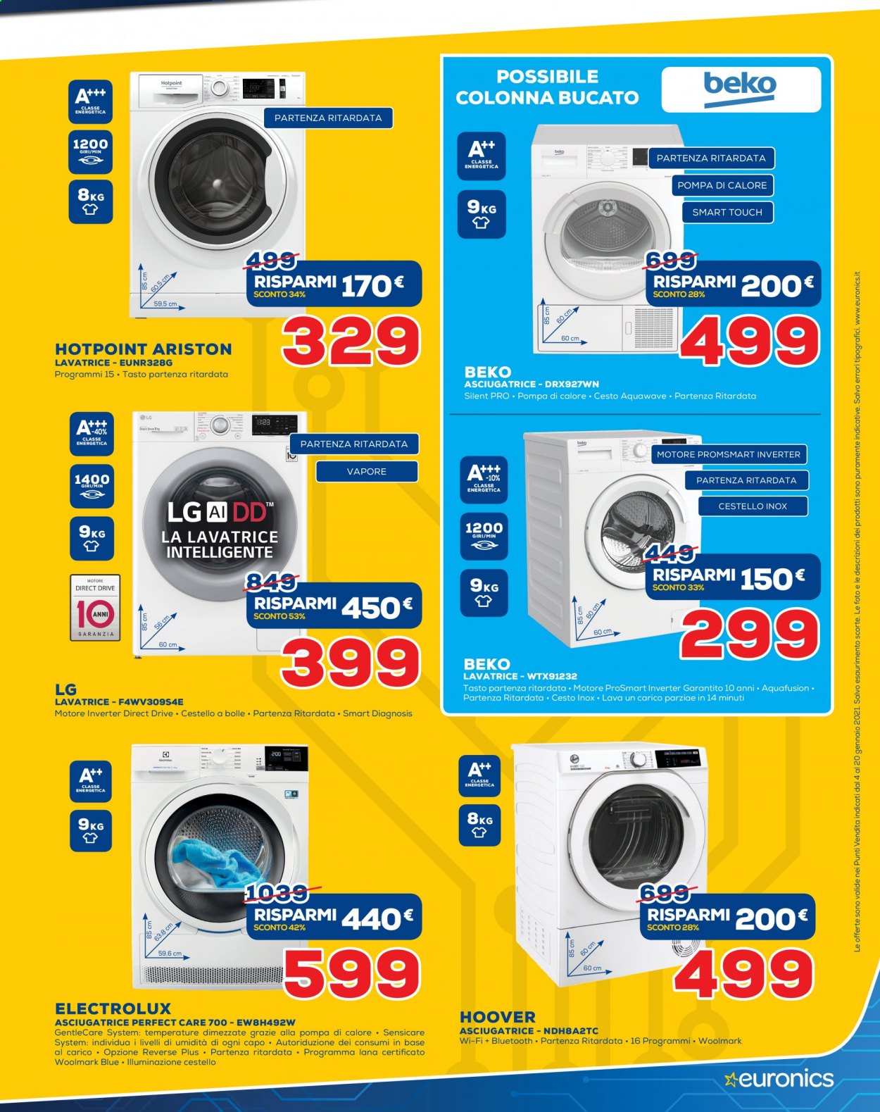 Volantino Euronics - 4/1/2021 - 20/1/2021. Pagina 21