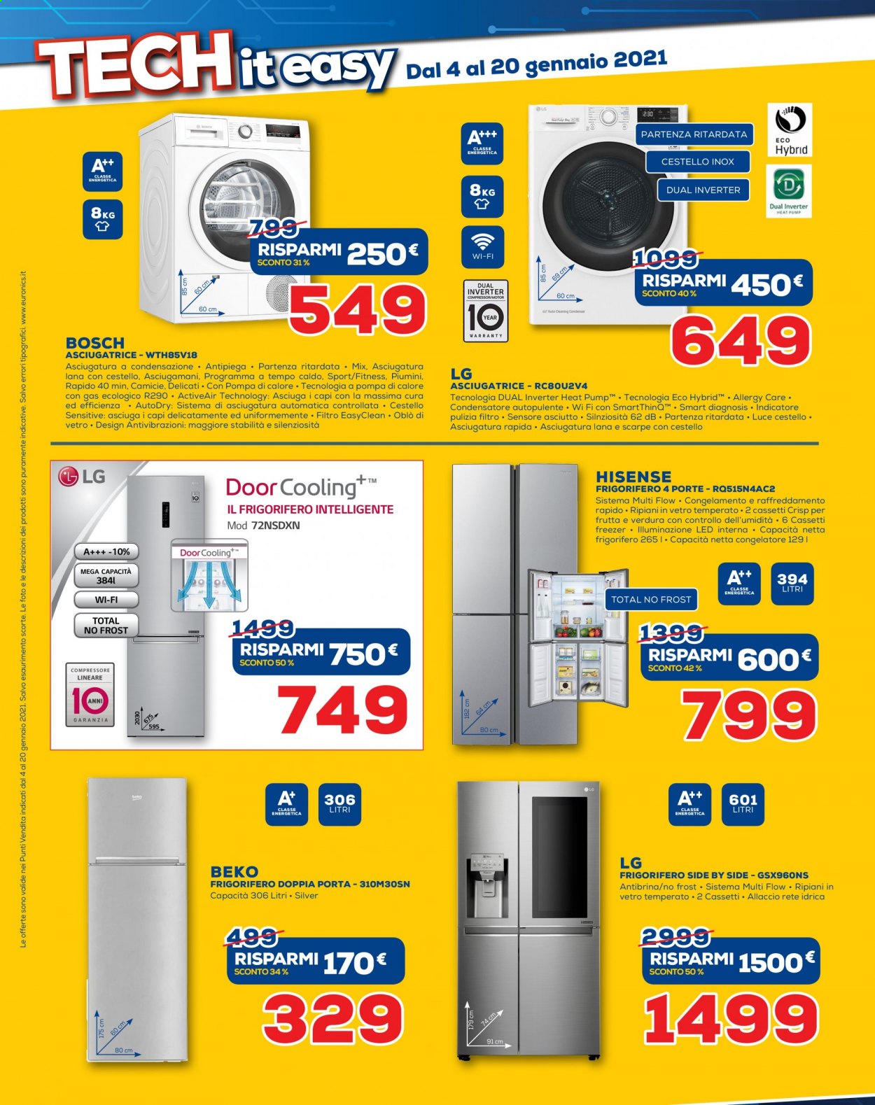 Volantino Euronics - 4/1/2021 - 20/1/2021. Pagina 22