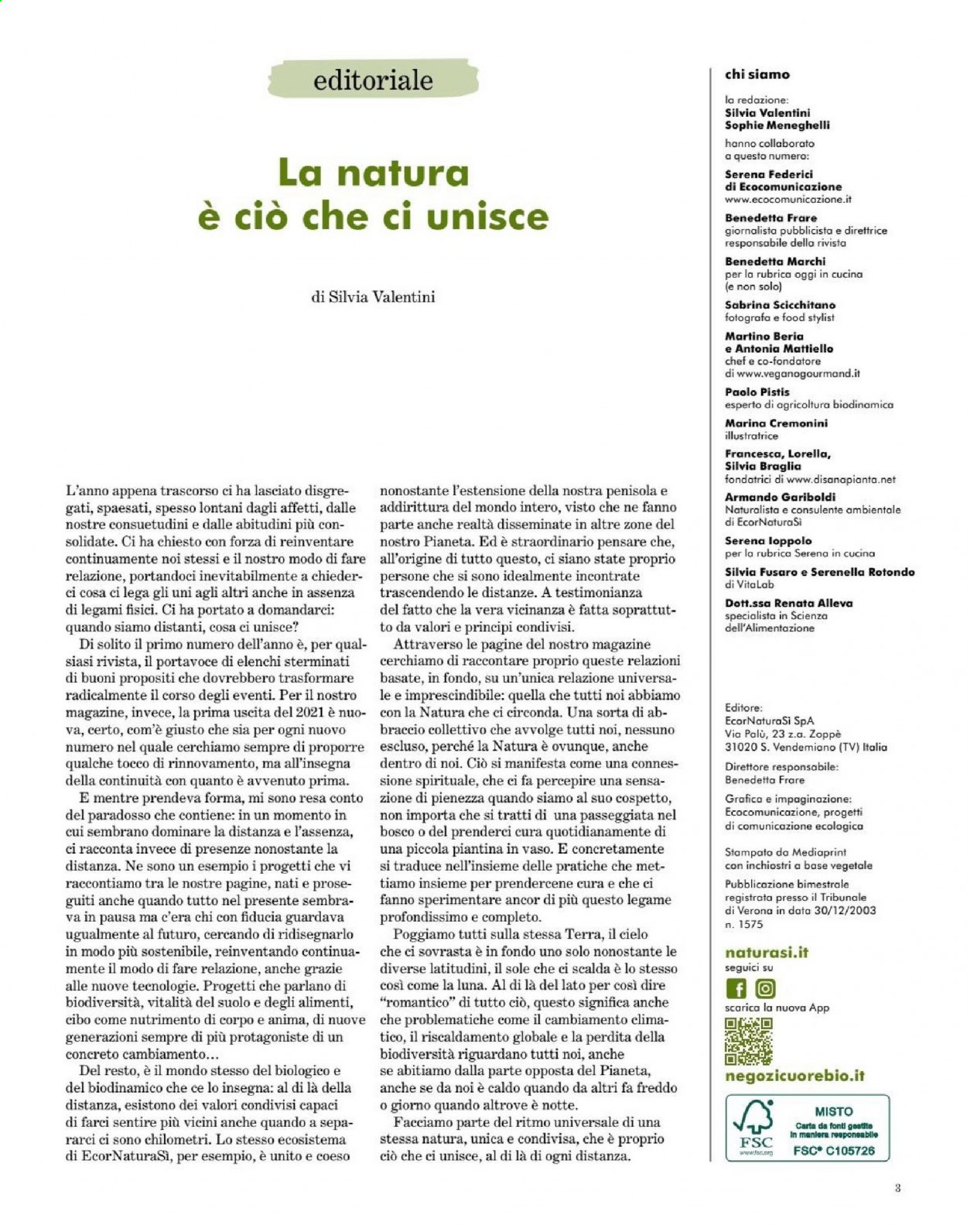 thumbnail - Volantino Natura Sì - 1/1/2021 - 28/2/2021.