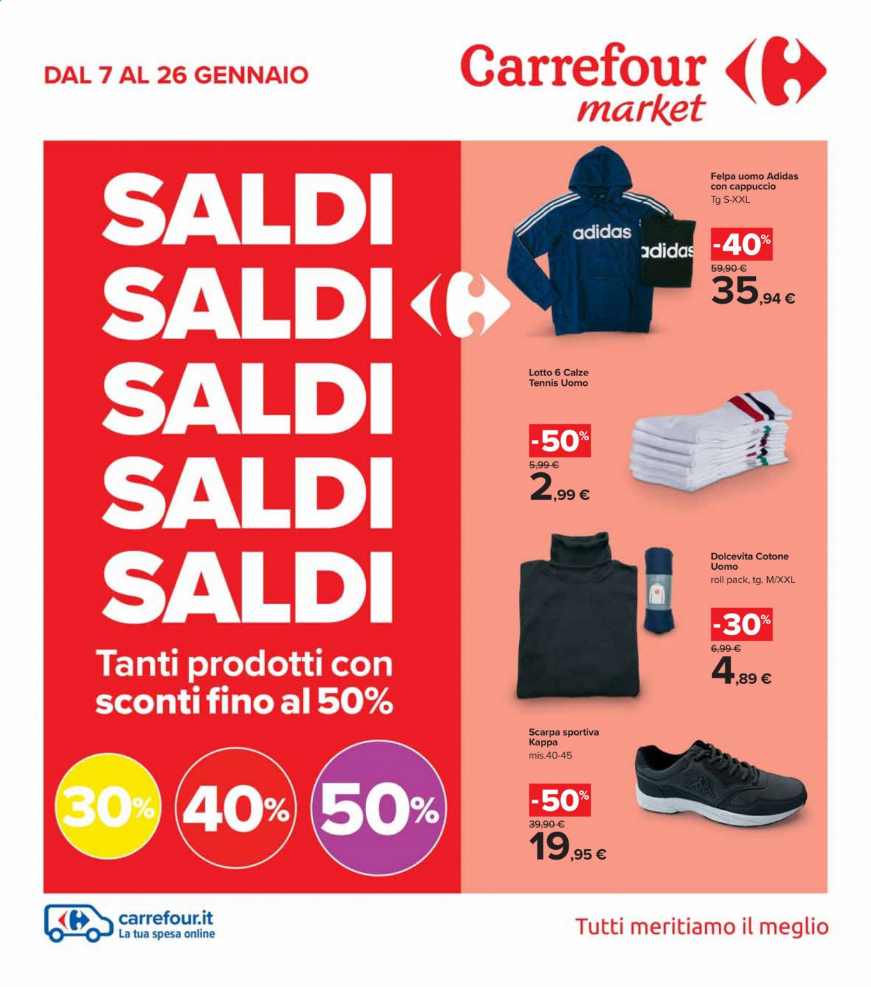 thumbnail - Volantino Carrefour - 7/1/2021 - 26/1/2021.