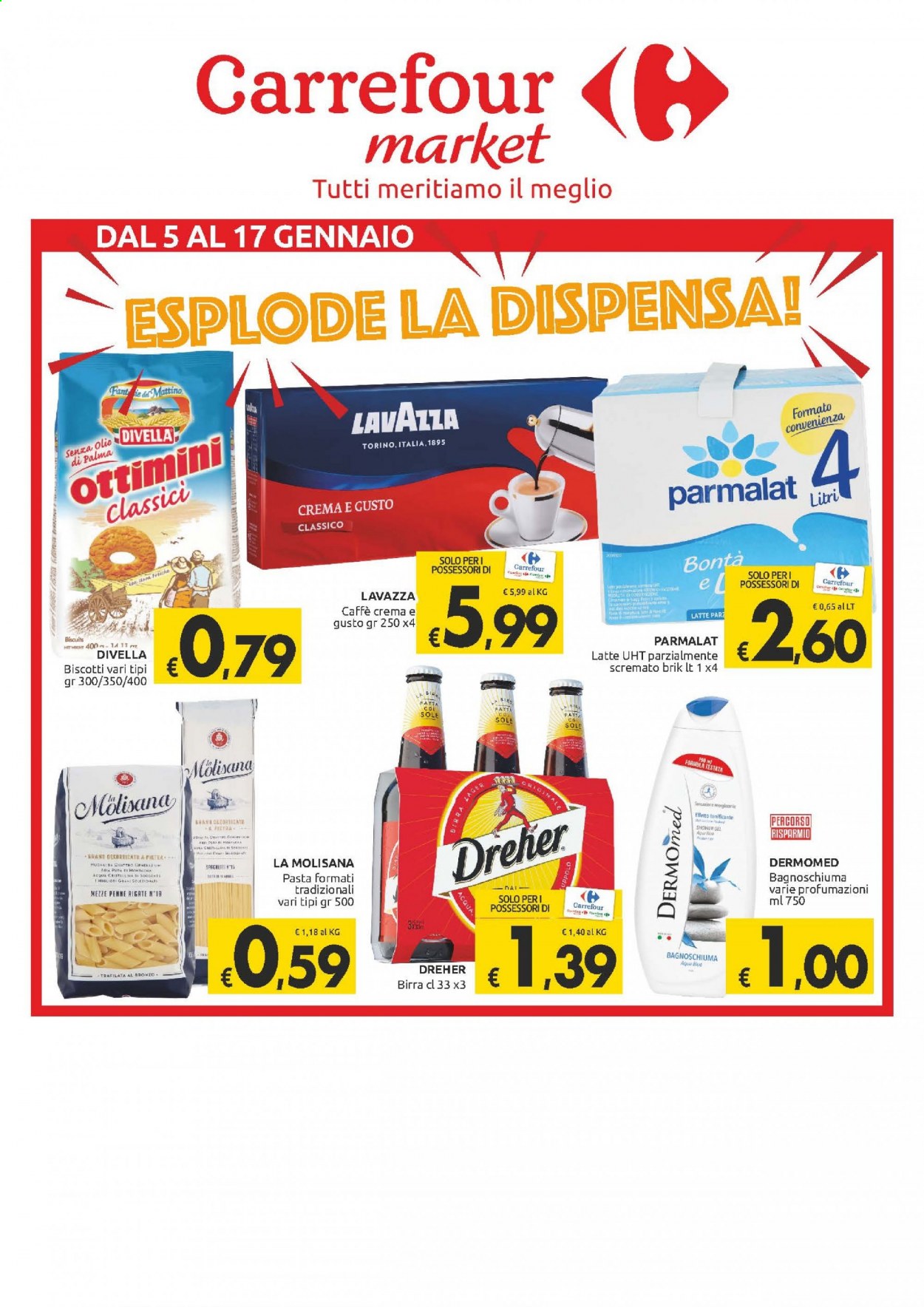 Volantino Carrefour - 5/1/2021 - 17/1/2021. Pagina 1