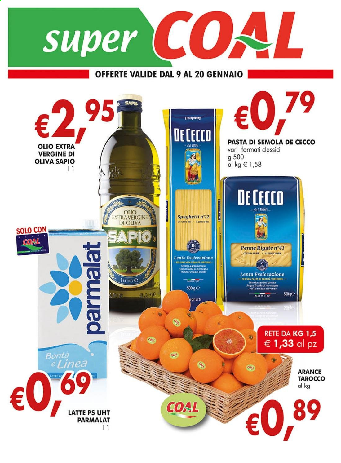 Volantino COAL - 9/1/2021 - 20/1/2021. Pagina 1