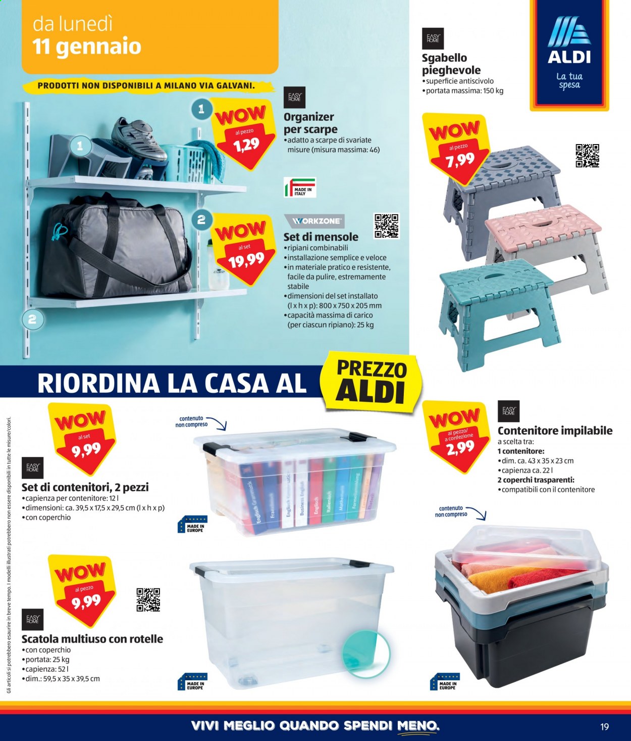 Volantino Aldi - 11/1/2021 - 17/1/2021. Pagina 19