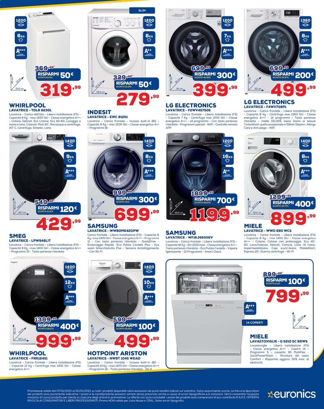 Volantino Euronics - 7/1/2021 - 20/1/2021. Pagina 15