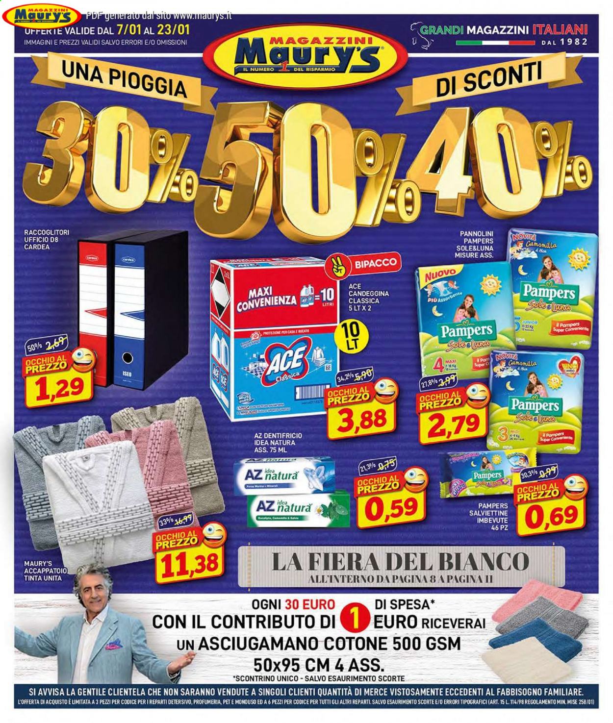 Volantino Maury's - 7/1/2021 - 23/1/2021. Pagina 1