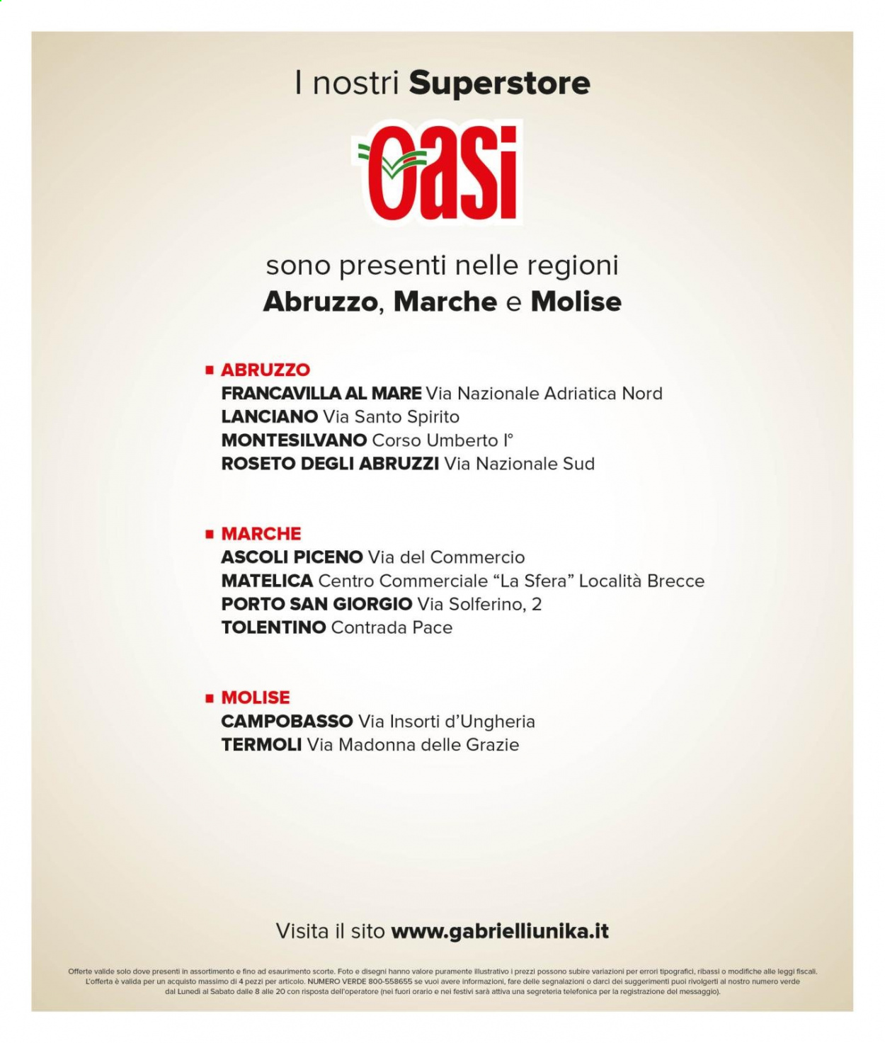 Volantino Oasi - 7/1/2021 - 20/1/2021. Pagina 32